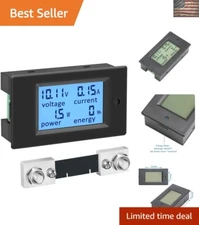 High Precision 100A DC Voltmeter Amperemeter with Backlight for DIY Projects