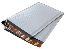 10 count 10 1/2" x 15" id Poly Bubble Padded Envelopes White #5 Mailers 10.5x15