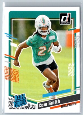 2023 DONRUSS RATED ROOKIE CAM SMITH RC MIAMI DOLPHINS #364