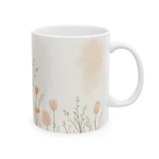 Dreamy Watercolor Coffee Mug – Soft Splashes & Abstract Patterns