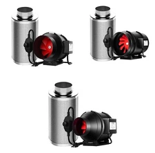 VIVOSUN 4/6/8" Inline Duct Fan,Carbon Filter Control w/Australia Virgin Charcoal