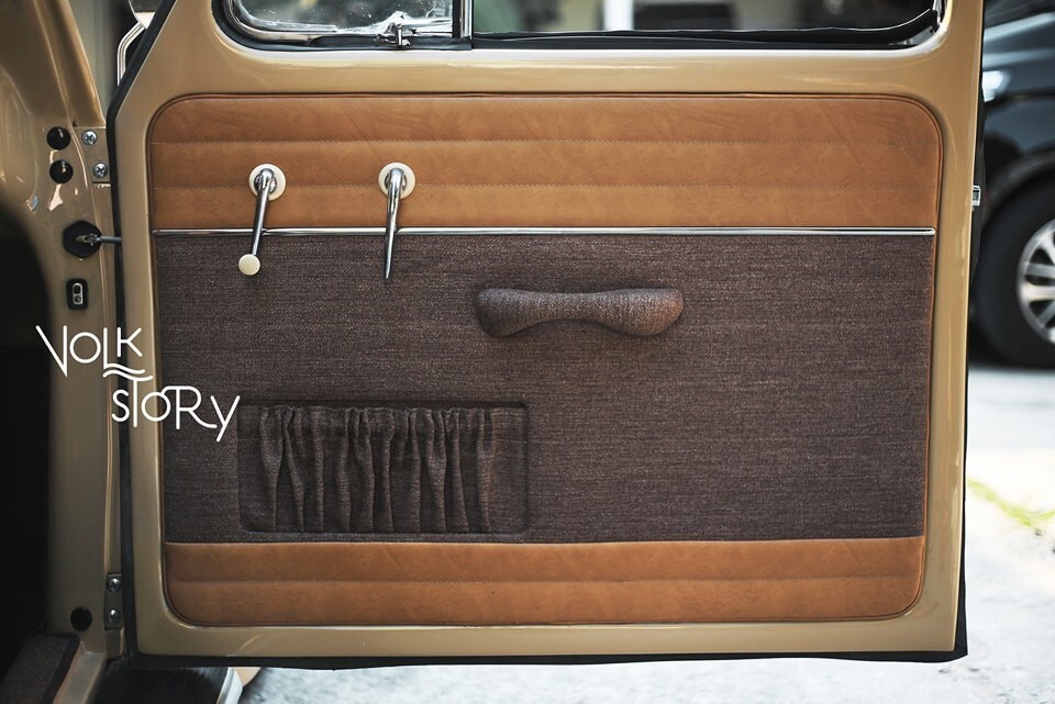 vw vintage style door panels t-2 VW  空冷 Front Door Panel Set Grey (T2) - VW Classic Club