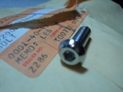 1987-95 KAWASAKI ZX EX VN COWLING 6X18 SOCKET BOLT NOS OEM