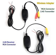 KIT RCA TRASMETTITORE RICEVITORE VIDEO WIRELESS PER TELECAMERA RETROMARCIA