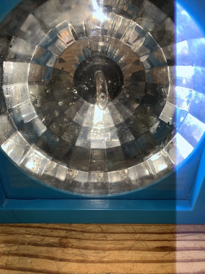 De colección Halloween HPI Can You Imagine Infinity Espejo Estroboscópico Caja de Luz Marco Azul Foto 3 de 4