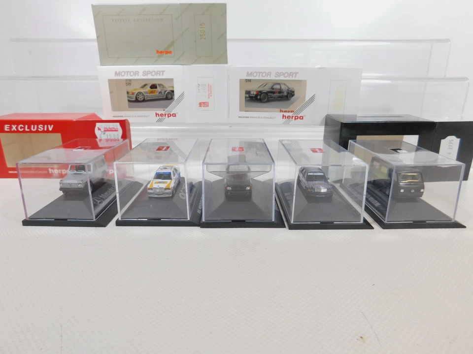 5x Herpa 1:87 / H0 Auto MB: 3519+3514 +Classe-G + 25015 ecc Mint + Box # - Immagine 3 di 3