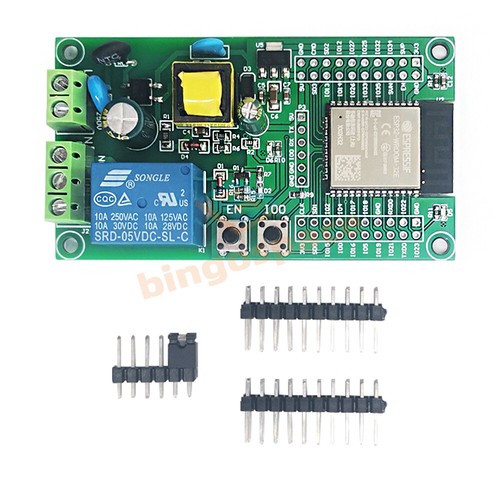 10PCS AC 90-250V Power Supply ESP32 Relay Development Board ESP32-WROOM-32E - Bild 1 von 13