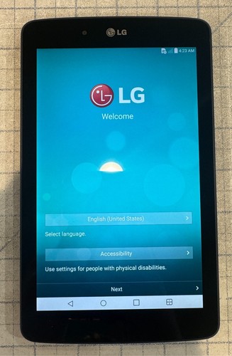 LG G Pad 7.0 LTE - Black - 16GB - (AT&T) - Tablet - WORKS GREAT