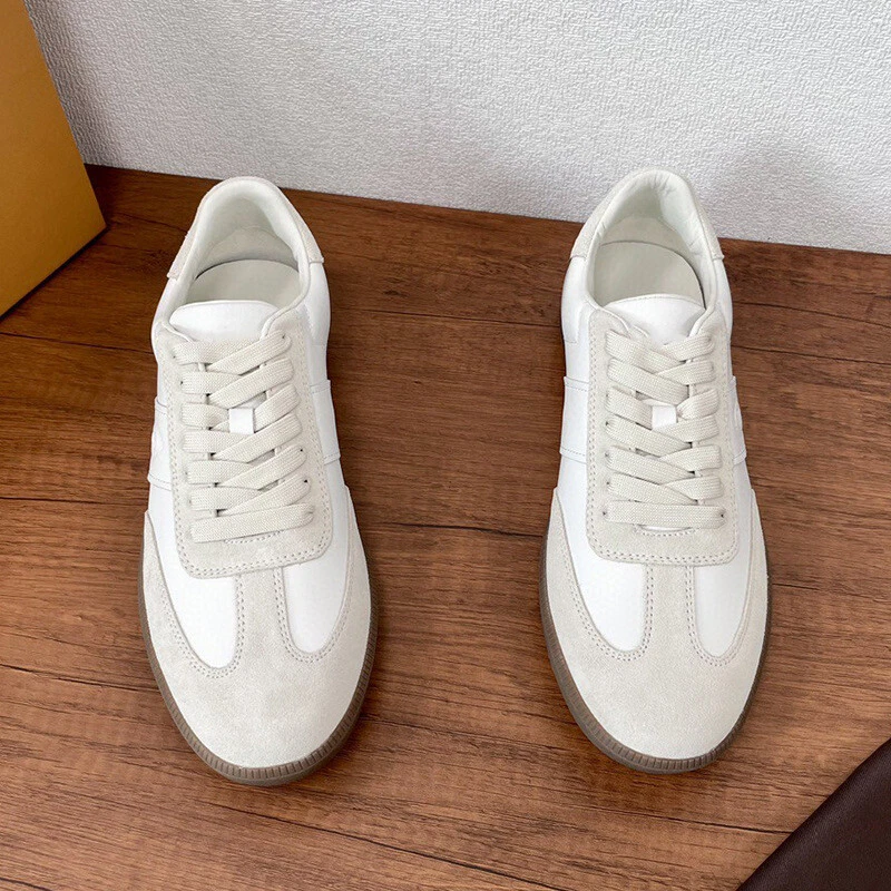 Современные мужские повседневные туфли на толстой подошве на шнуровке - Изображение 3 из 4