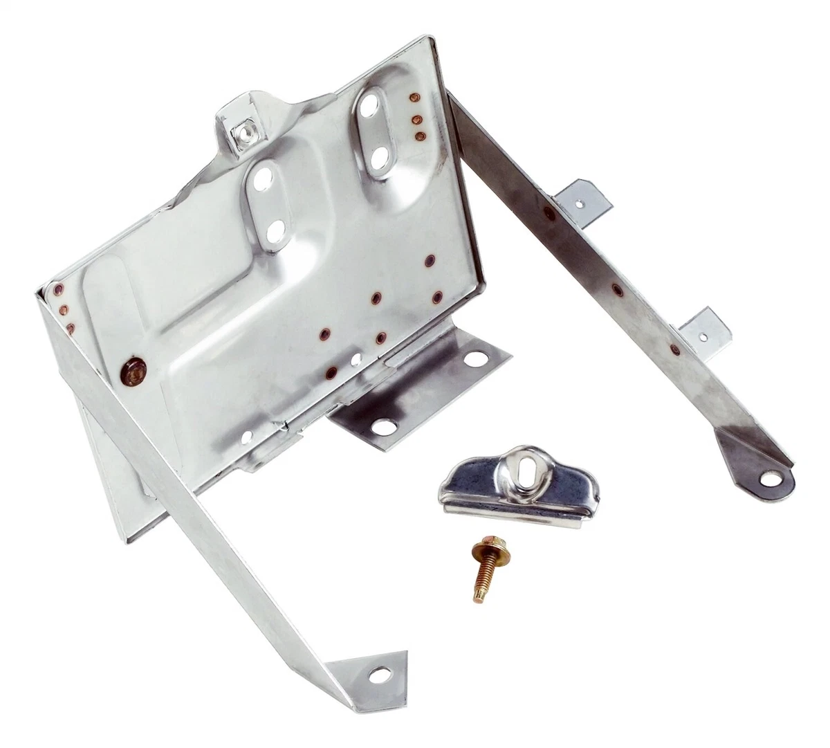 RT Off Road Stainless Battery Tray 76 86 CJ 5 CJ 7 CJ 8 w Tray