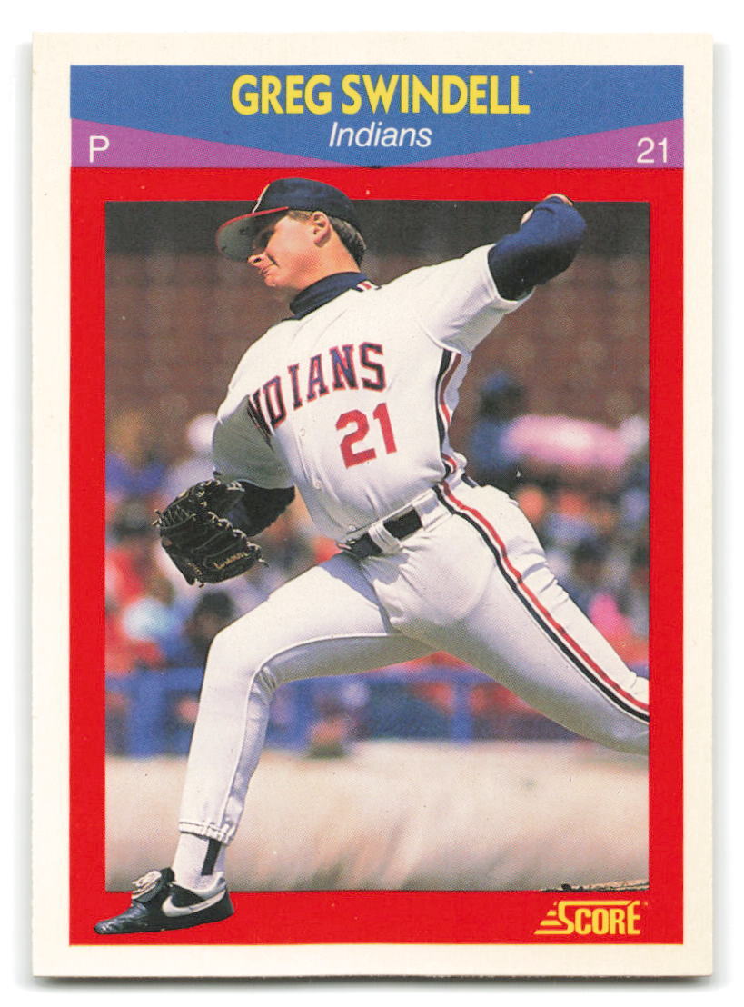 Greg Swindell 1990 Score 100 Superstars BASEBALL #11 Cleveland Indians