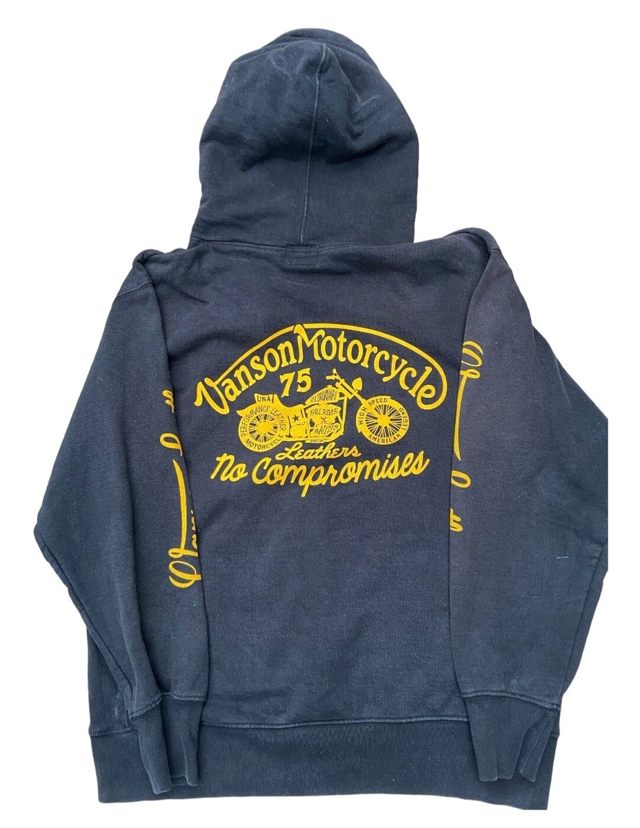 VANSON Leather Motorcycle Hooded | eBay