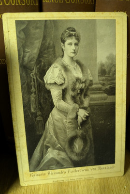 TSARINA Alexandra of RUSSIA  - Cabinet Card - Darmstadt