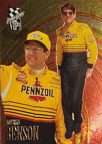 1997 Press Pass VIP - Johnny Benson Jr. #1 Explosives - Picture 2 of 4