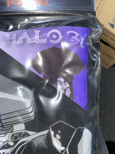 TrademarkProducts HALO 3 Merch TShirt Ultra Rare- In Original Packaging 2000s - Picture 2 of 3