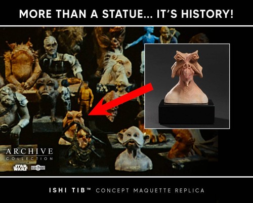 Regal Robot star Wars Rotj Ishi Tib Concept Maquette Legacy Édition Buste Neuf - Photo 11 sur 11