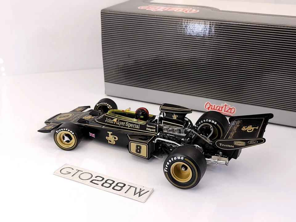 1/18 JPS Lotus 72D F1 1972 GB Winner #8 E.Fittipaldi "w/Firestone marks" Quartzo - Image 4 of 4