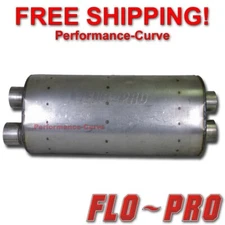 Heavy Duty Truck Muffler Dual 3" / Dual 3"  - FLO-PRO 2506 GM HD 6.0L  8.1L