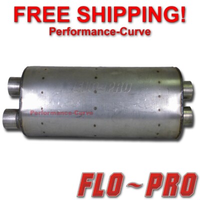 Heavy Duty Truck Muffler Dual 3'' / Dual 3''  - FLO-PRO 2506 GM HD 6.0L  8.1L