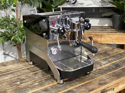ELEKTRA MINI VERVE 1 GROUP BRAND NEW STAINLESS & BLACK ESPRESSO