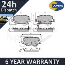 Fits Honda Civic 2001- CR-V 2012- Allied Nippon Rear Brake Pads Set