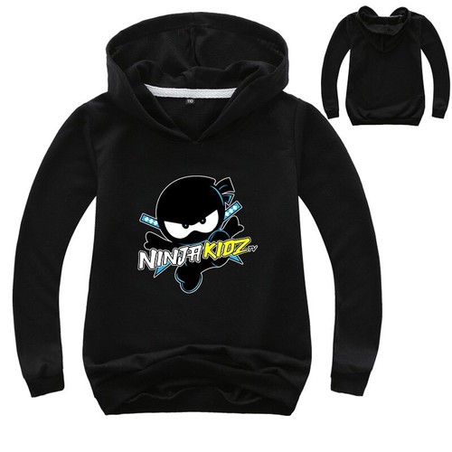 anime Boys Hooded Girls T Shirt NINJA KIDZ Kids Casual Sweatershirt Costume - Picture 32 of 37