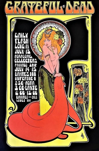 Grateful Dead Concert Posters - Music Rock Band Prints poster. No Frame