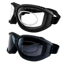 Birdz Eyewear Hawk Over The Glasses Motorcycle Goggles Biker 2 Pair Anti-Fog