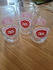 3 Lakefront Brewery 35th Anniversary Collectors Pint Beer Can Glass Milwaukee WI