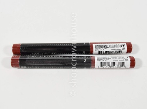 2 Revlon Colorstay Matte Lite Crayon For Lips #002 CLEAR THE AIR - SEALED - Picture 2 of 2