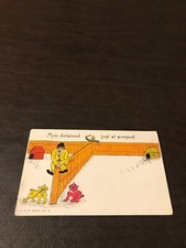 HUMOR - POSTED POSTCARD - AM DETAINED - JUST AT PRESENT.....SLOT 153