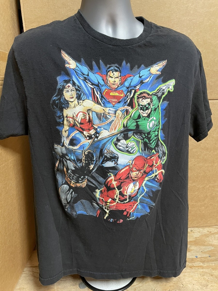 Justice League Mens Short Sleeve Graphic Tshirt Superman Batman