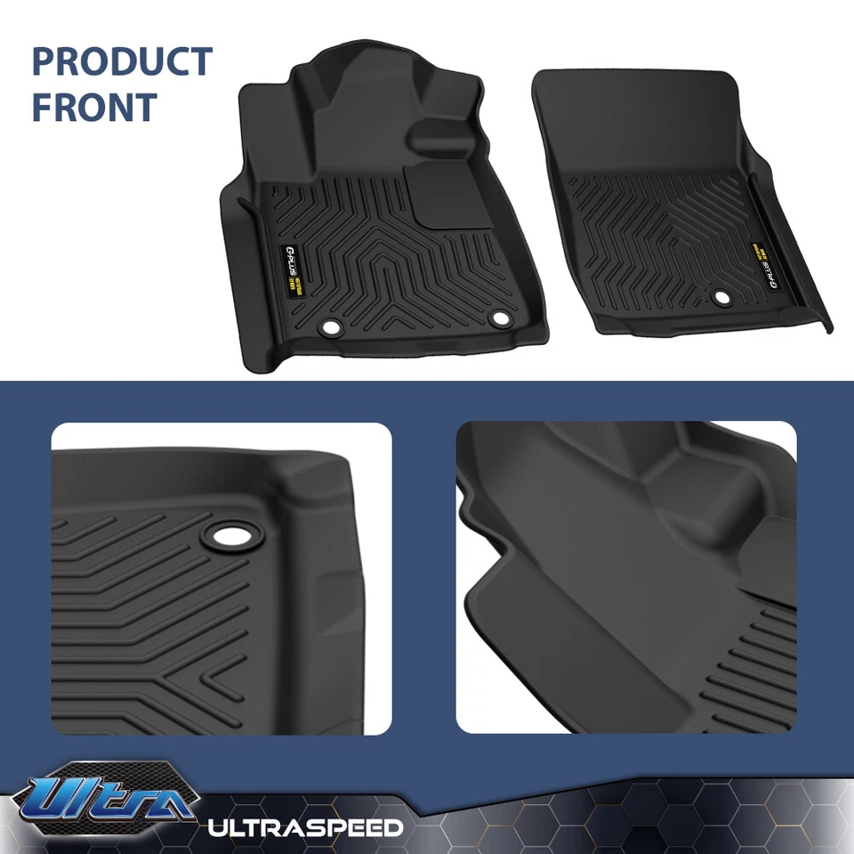 Подходит для 2007-2011 Toyota Tundra двойной кабины / CrewMax TPE коврики вкладыши новый - Изображение 3 из 4