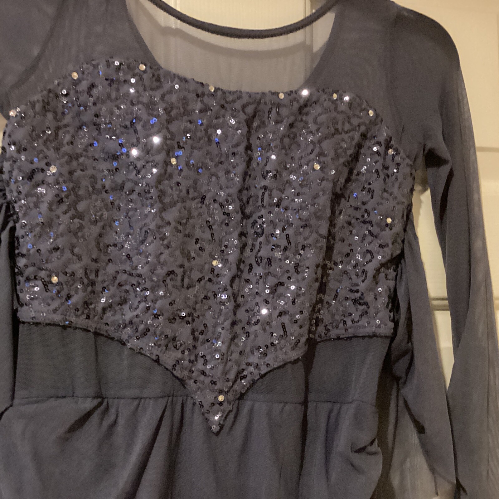 Weissman Dance Costume Child Sz XLC Gray - image 5