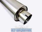 38mm Universal Exhaust Silencer 304 Stainless 4" x 16" x 1  1/2"" Clamp on 1.5"