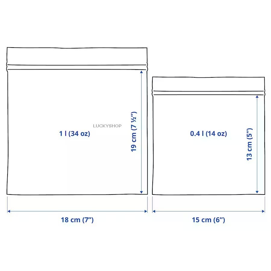 ISTAD Plastic Bag Black Pack Of 60, Comprises: 30 Bags (0.4 L