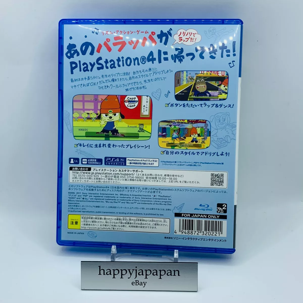 PaRappa The Rapper Japanese Game With Box PS4 PlayStation 4 Genuine