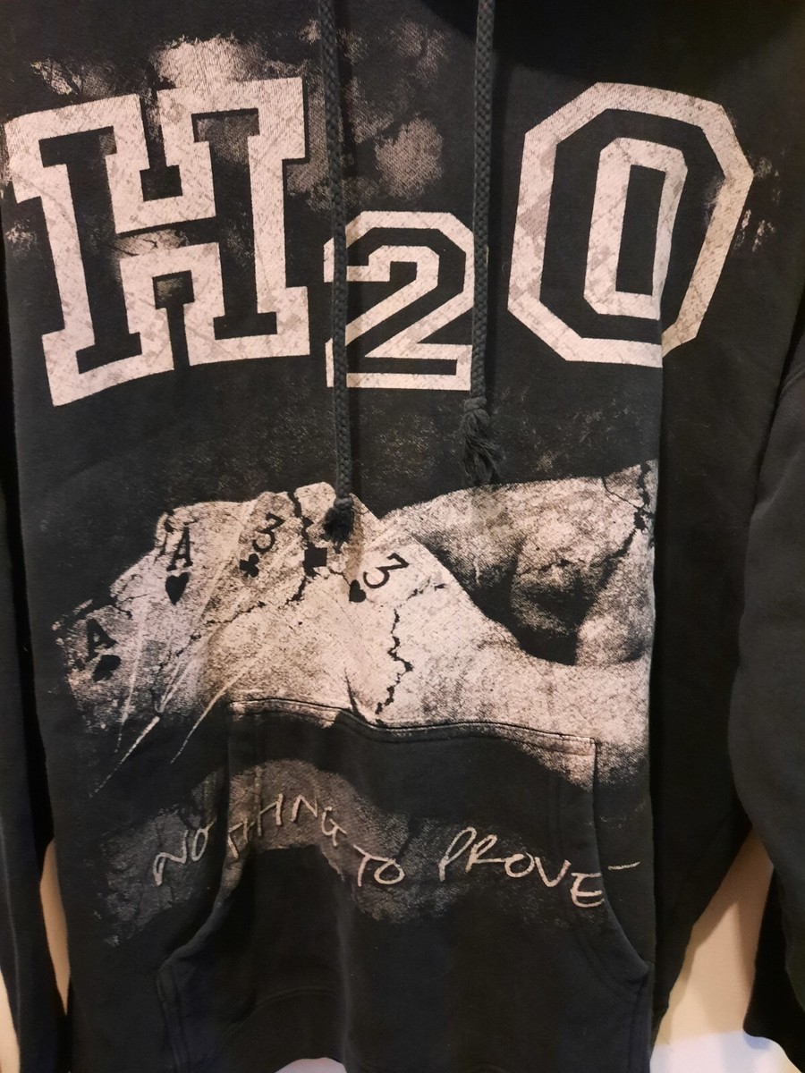 Official H2O Nothing To Prove Hooded Sweatshirt L NYHC Punk Official H2O Nothing To Prove Hooded Sweatshirt L NYHC Punk