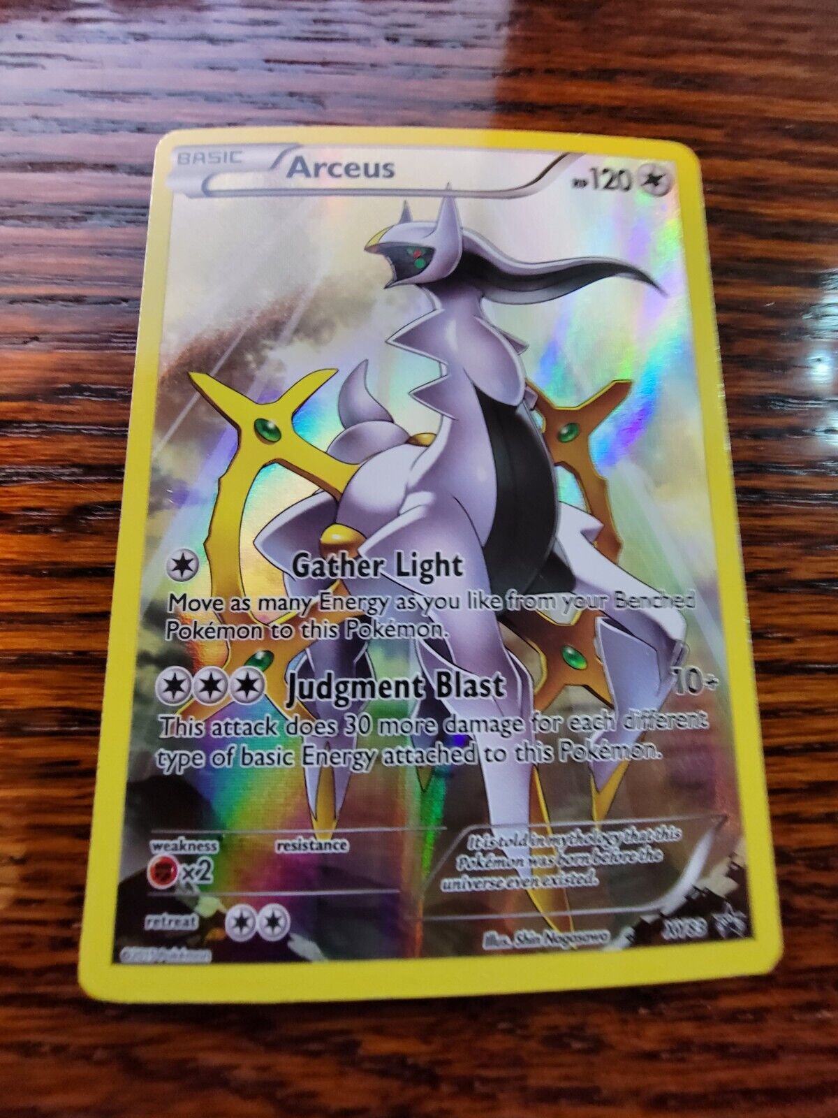 Carta Pokémon Mítico Arceus Xy83