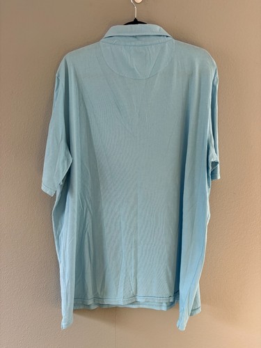 NWT Bills Khakis Mens Short Sleeve Light Blue Palmer Golf Polo Shirt Size XL - Picture 5 of 7
