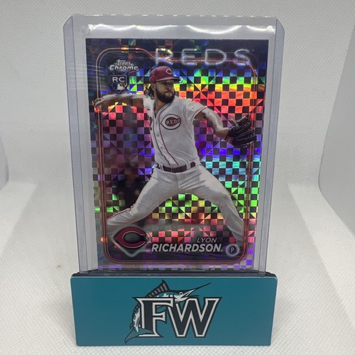 2024 Topps Chrome Lyon Richardson Rookie X-Fractor #230 Cincinnati Reds - Picture 1 of 2