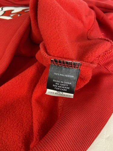 Kansas City Chiefs Ultra Game NFL Red Hoodie Sweatshirt Kids Boys Girls 18-20 - Picture 4 of 8