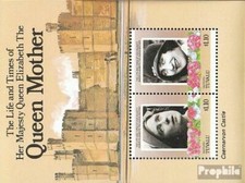 tuvalu-Vaitupu Bloc 1 (complète.Edition.) neuf avec gomme originale 1985 reine m