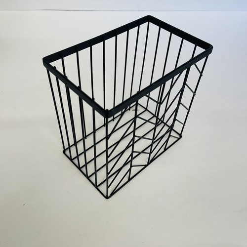 6x5.5x3.5” Multipurpose Black Metal Organizer For Desk Office Hobby Living Room - Picture 2 of 11