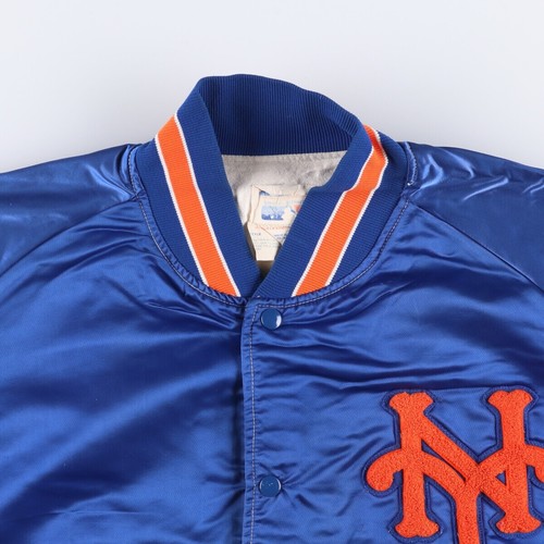 70s~ PYRAMID MLB New York Mets Nylon Stadium Jacket Award Jacket Made in USA... - Picture 7 of 22