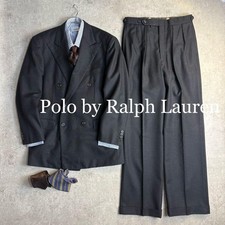 Ralph Lauren Men Suit 90S Polo Viral Double Breasted Setup 5 Piece Set Limited E