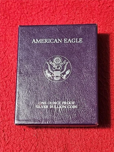 1986-S PROOF American Silver Eagle ASE Dollar   OGP                    #MF-T2228