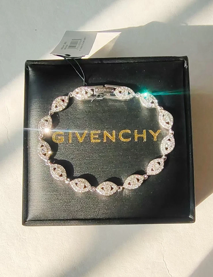 Givenchy Crystal Flex Armband Silber