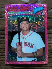 2026 Topps Heritage - Jhostynxon Garcia #112 Chrome Pink Sparkle Refactor (RC)