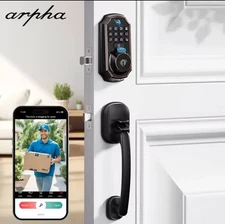 ARPHA Smart Lock D289H Set Smart WiFi Keyless Door Lock with Camera 5 in 1